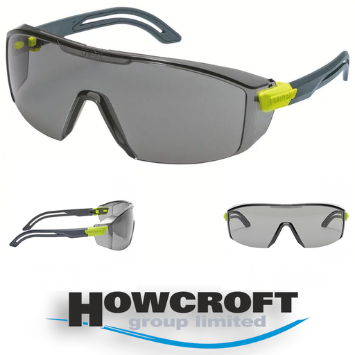 [i-lite athracite] uvex i-lite PPE safety glasses, versatile 3-in-1 protective eyewear, anthracite lenses
