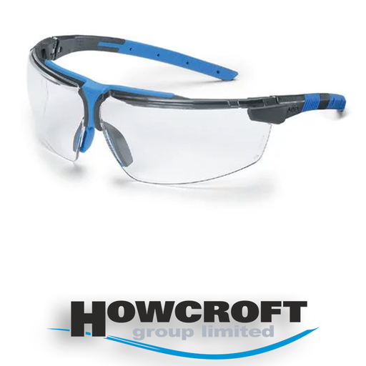 uvex i-3 PPE safety glasses spectacles, supravision both sides scratch-resistant lens, Metal-free