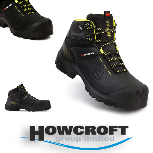 [MACCROSSROAD 3.0] uvex Heckel MACCROSSROAD 3.0 S3 HIGH PPE Safety Boots, Water-resistant full-grain leather, UK 3.5-13 