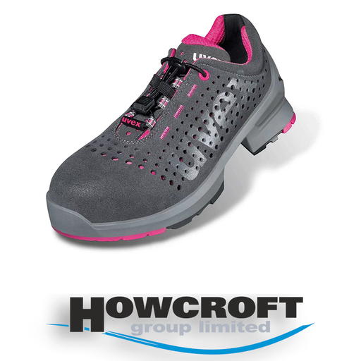 [1 ladies womens S1 SRC] uvex 1 ladies womens S1 SRC perforated PPE safety shoes trainers, UK 3.5-10 