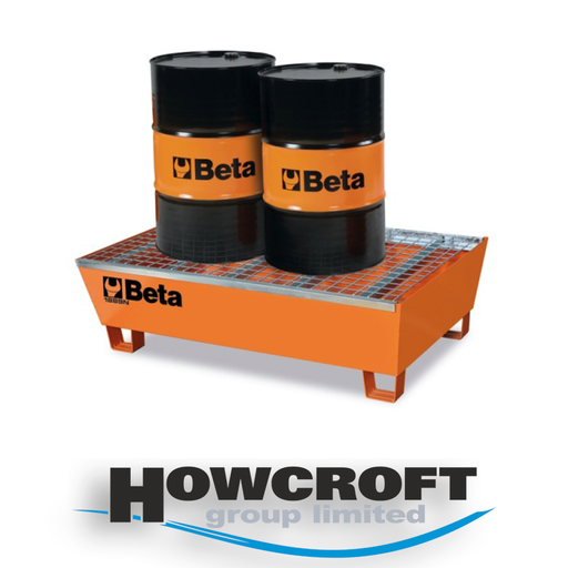 [1889N] Beta Tools 1889N Steel handling and storage base for 2 200-l barrels