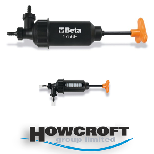 [1756E] Beta Tools 1756E 200ml Siphon syringe, compatible with petrol, pouring fuel & emptying tanks