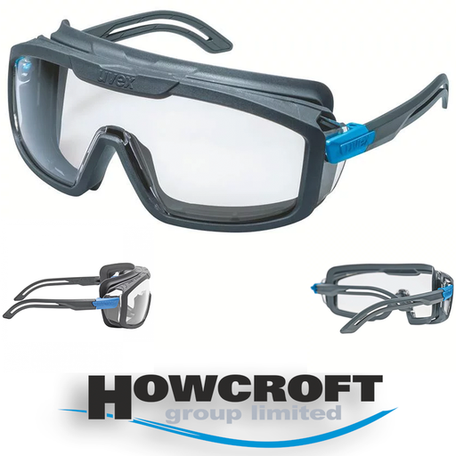 [9143266] uvex i-guard 9143266 anthracite/blue clear uvex supravision excellence PPE Safety Glasses