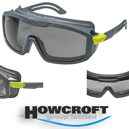 [9143282] uvex i-guard 9143282 anthracite/lime grey sunglare uvex supravision excellence PPE Safety Glasses