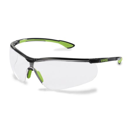 [9193265] uvex sportstyle 9193265 lime/black clear uvex supravision excellence PPE Safety Glasses