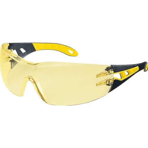 [9192788] uvex 9192788 pheos small black/yellow amber uvex supravision excellence PPE Safety Glasses
