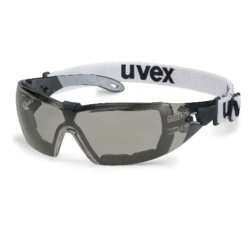 [9192181] uvex 9192181 pheos guard spectacles black/grey grey sunglare supravision extreme PPE Safety Glasses
