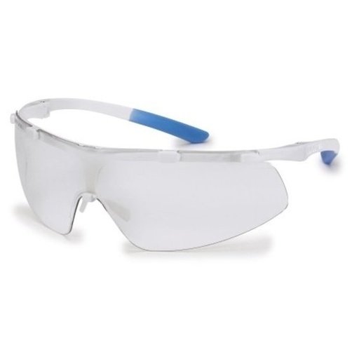 [9178500] uvex 9178500 super fit CR white/light blue clear supravision clean PPE Safety Glasses