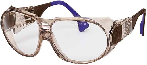 [9180125] uvex 9180125 futura brown clear supravision plus PPE Safety Glasses