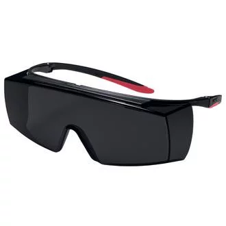 [9169175] uvex 9169175 super f OTG infrared black/red grey shade 5 infradur plus PPE Safety Glasses