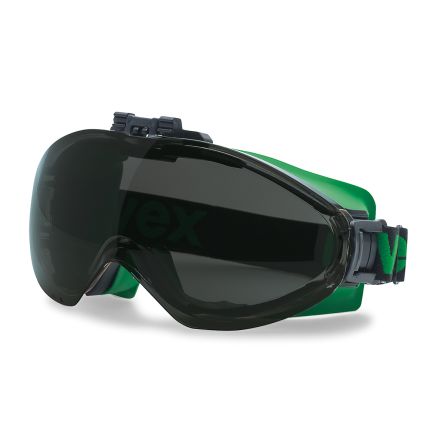 [9302045] uvex 9302045 ultrasonic flip-up welding safety spectacles black/green grey shade 5 supravision excellence & infradur PPE Safety Goggles Glasses