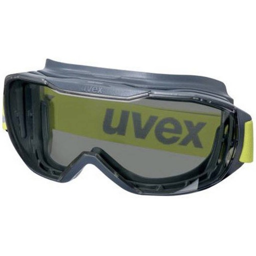 [4031101790800] uvex 4031101790800  megasonic anthracite/ lime grey supravision excellence PPE Safety Goggles