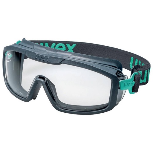 [9143297] uvex 9143297 i-guard + planet anthracite /teal green clear supravision excellence PPE Safety Goggles