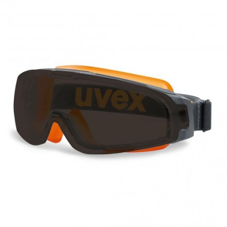 [9308248] uvex 9308248 u-sonic grey/orange clear & grey sunglare supravision sapphire PPE Safety Glasses