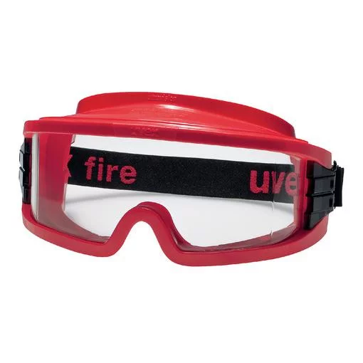 [9301633] 9301633 ultravision wide-vision red goggle fire goggle/gas tightred/black clear uvex supravision excellence PPE Safety Goggles