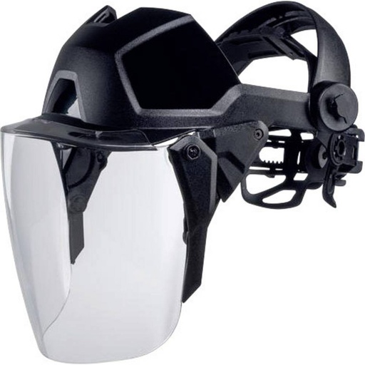 [9790211] uvex 9790211 pheos faceguard black clear supravision excellence PPE Safety Glasses