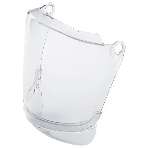 [9906014] uvex 9906014 replacement pheos visor face shield with chin guard clear clear supravision excellence