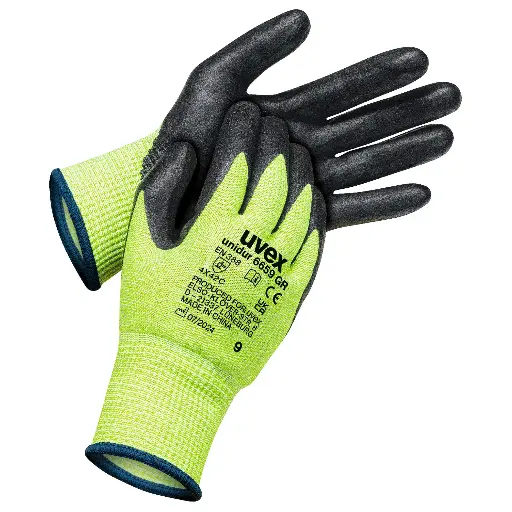 [60964] uvex SelectToGo - Green (for increased levels of cut risk) 60964 EN388 (4X42C) PPE Safety Gloves