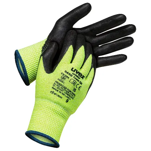 [unidur 6659 foam GR] uvex unidur 6659 foam GR SelectToGo - Green (for increased levels of cut risk) 60965 EN388 (4X44C) PPE Safety Gloves