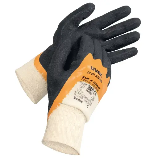[profi ergo XG20A] uvex profi ergo XG20A 60558 EN388 (3121X) EN407 (X1XXXX) PPE Safety Gloves