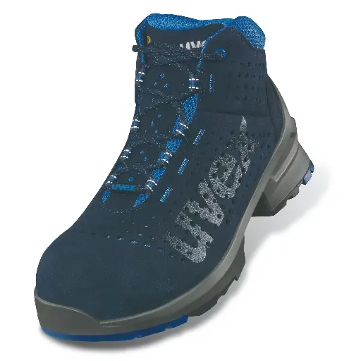 [1 S1 SRC perforated lace-up boot] uvex 1 Safety Trainer 85328 Width 11 (standard fit) 35-52 (3 to 16)