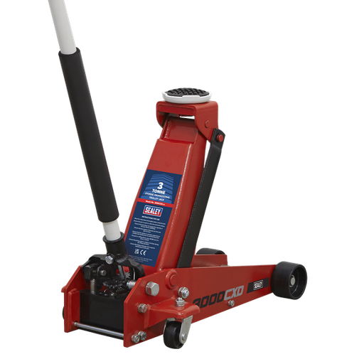 [3000CXD] Sealey 3000CXD Automotive Vehicle Standard Chassis Trolley Jack 3 Tonne