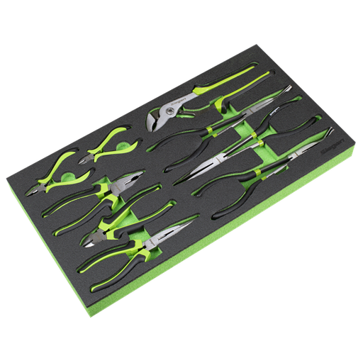 [S01277] Sealey S01277 Pliers Set with Tool Tray 9pc