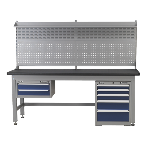 [API1800COMB02] Sealey Premier Industrial API1800COMB02 Complete Industrial Workstation / Workbench & Cabinet Combo 1.8m