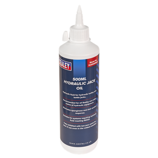 [HJO500MLS] Sealey HJO500MLS Hydraulic Jack Oil 500ml