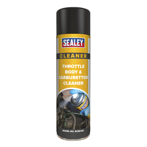 [SCS013] Sealey SCS013 Throttle Body & Carburettor Cleaner 500ml - Pack of 6