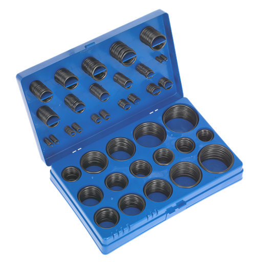 [BOR407] Sealey BOR407 Imperial Rubber O-Ring Assortment 407pc