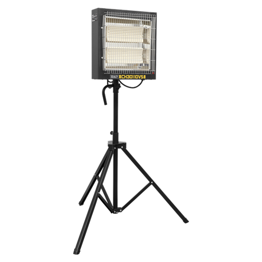 [CH30110VS] Sealey CH30110VS Ceramic Heater with Tripod Stand 1.2/2.4kW, 110V