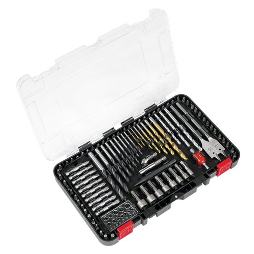 [AK47104] Sealey AK47104 Drill & Bit Accessory Set 104pc