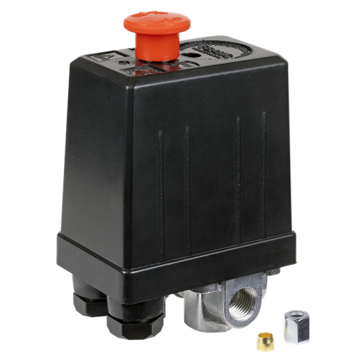 [SAC03PS] Sealey SAC03PS Pressure Switch with 4 x 1/4" Ports 6-8bar