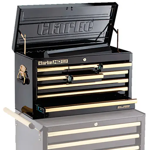 [CBB209BGC] Clarke CBB209BGC HD Plus 9 Drawer Tool Chest (Black & Gold) 7638028 / 5016086253921 