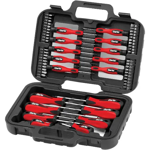 [CHT924] Clarke CHT924 58 Piece Screwdriver & Bit Set 1801924  / 5016086249573 