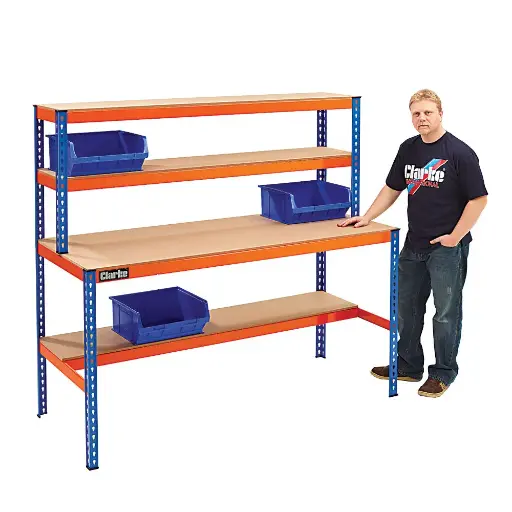 [CWB450WS] Clarke CWB450WS Heavy Duty Boltless Workstation 7637882 / 5016086243267 