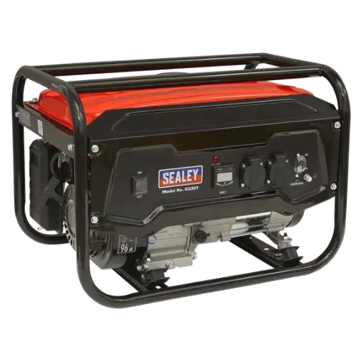 [G2201] Sealey G2201 2200W Generator 6.5hp 4-Stroke Engine 230V