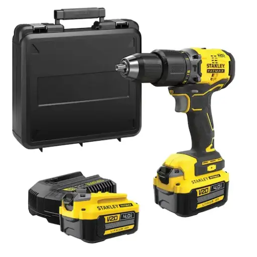 [SFMCD715M2K] SFMCD715M2K STANLEY® FATMAX® V20 18V V20 Brushless Cordless Hammer Drill Combo Kit