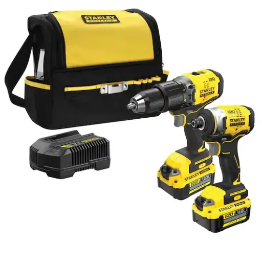 [SFMCK461M2S] SFMCK461M2S STANLEY® FATMAX® V20 18V Brushless Tool Combo Kit With Charger and Soft Bag